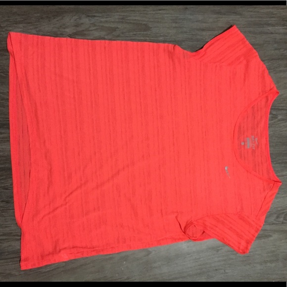 BRIGHT Orange Workout Shirt Nike - Picture 4 of 4